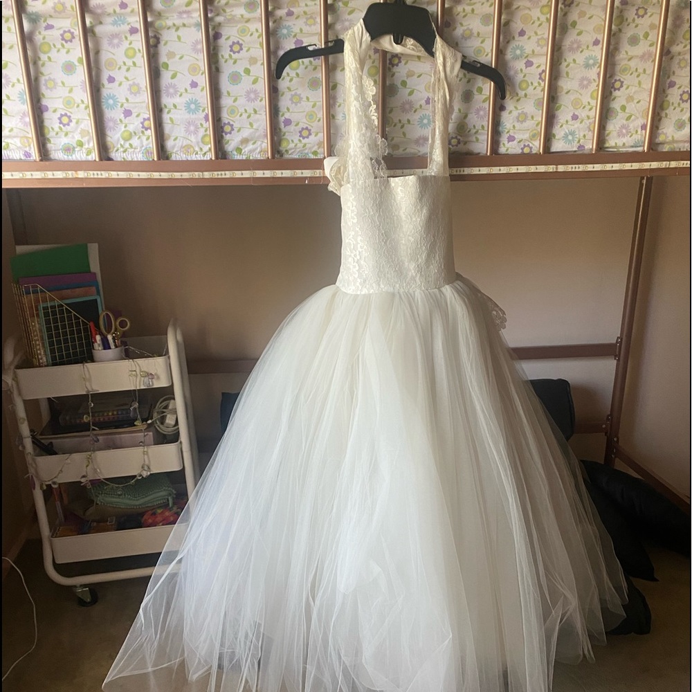 BHLDN Amalee ivory Hattie lace tulle dress